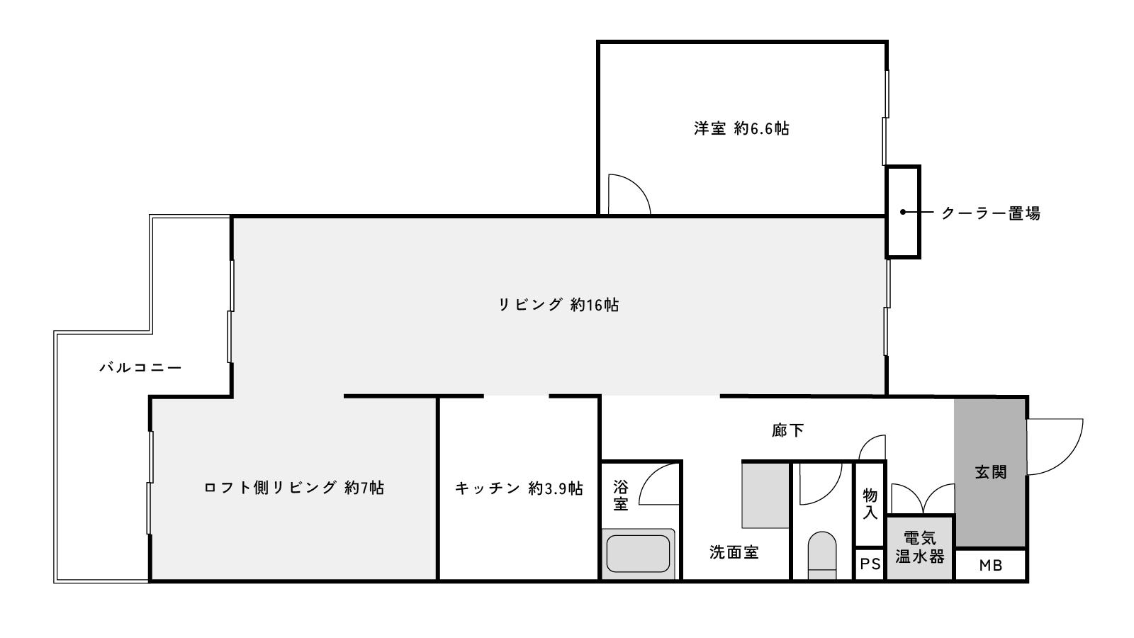 TSUBAKI HOUSE 506の間取り図