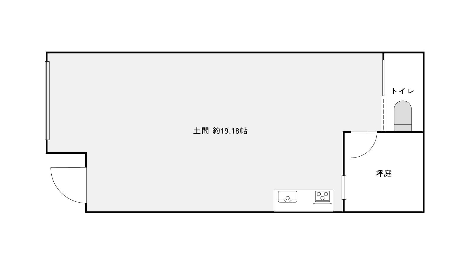 Tanbaguchi 20の間取り図